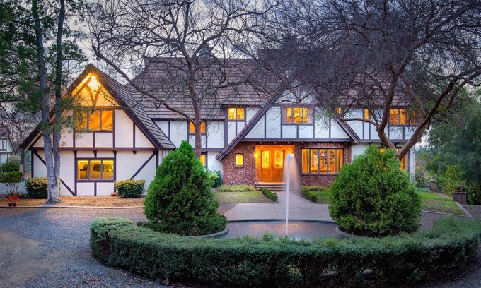 Valley Center House | Beautiful Large Tudor Home on 35 peaceful acres