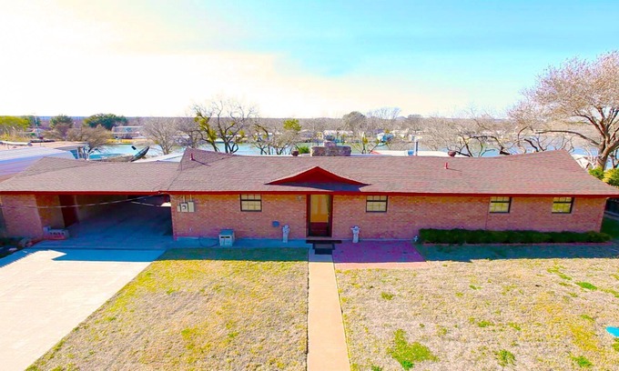 San Angelo House | Beautiful location on the lake.