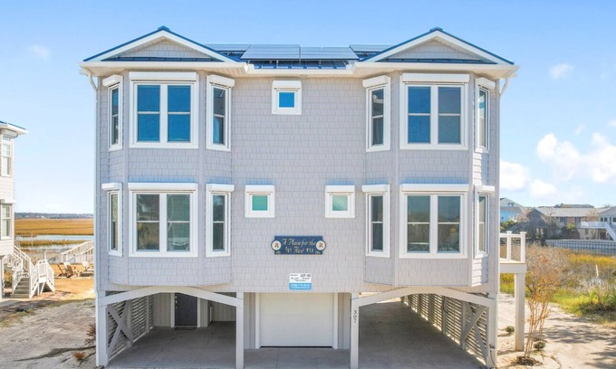 Sunset Beach House | Beautiful Marsh Views and a Short Walk to the Beach!