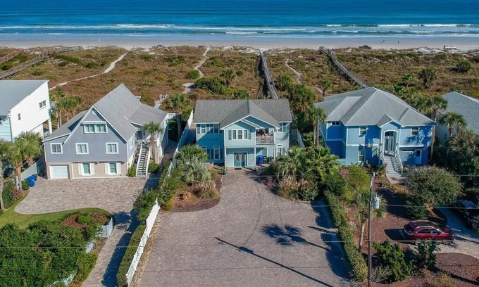 Butler Beach House | Beautiful Oceanfront Pool Home ~ Private Boardwalk ~ Heated Pool
