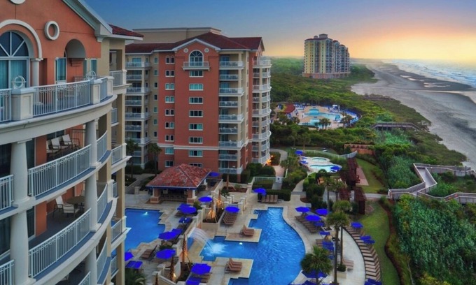 Myrtle Beach Villa | Beautiful Ocean Watch 2-bedroom villa with Marriott resort amenities. View!