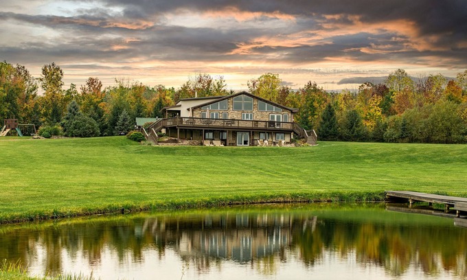 Dansville House | Beautiful Private home with pond & pool, your home away from home!