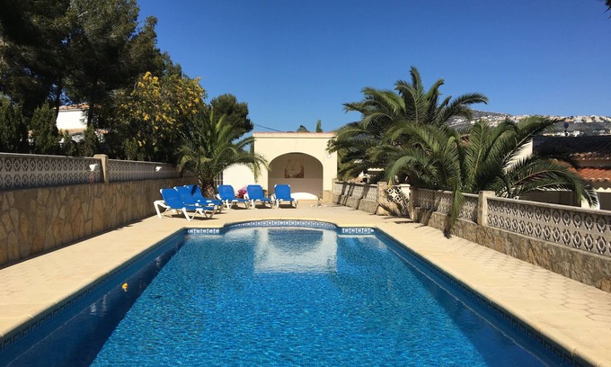 La Sabatera Villa | Beautiful private Villa in Moraira 5-7mins walk shops, bars, extra large pool