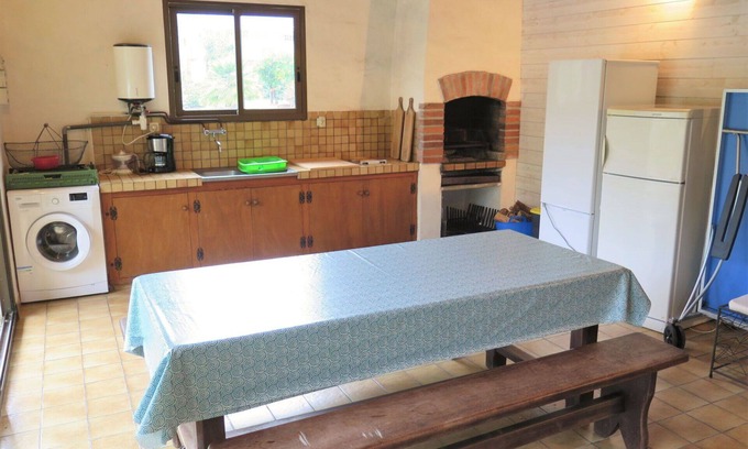 Saint-Julien-en-Born Villa | Beautiful private villa for 10 people with WIFI, private pool, TV, terrace and pets allowed