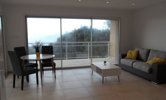 Belvedere-Campomoro Apartment | BEAUTIFUL STUDIO with TERRACE SEA VIEW