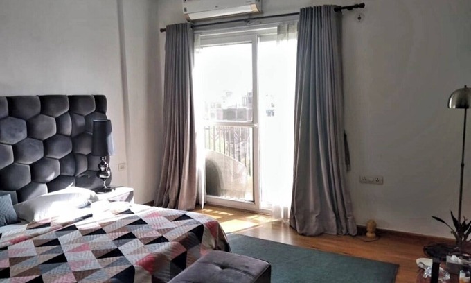 Noida Apartment | Beautiful Serviced apartment with garden and pool view