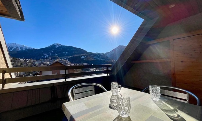 Briancon Apartment | Beautiful studio with magnificent view