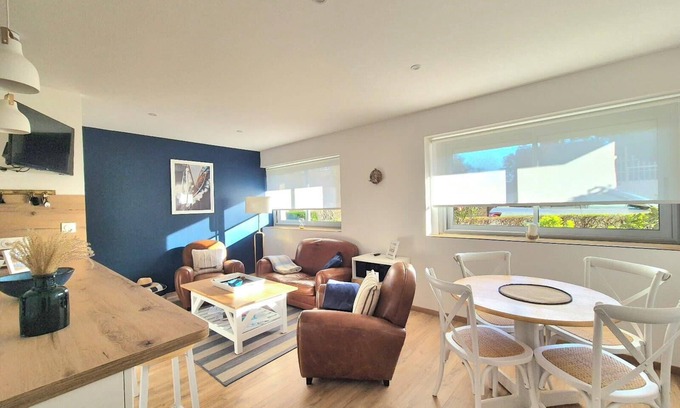 Saint-Igneuc Apartment | Beautiful T3 9 minutes from the beach