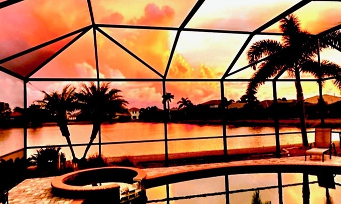 Venice House | Beautiful, three bedroom, fully furnished home, pool, spa overlooking lake!