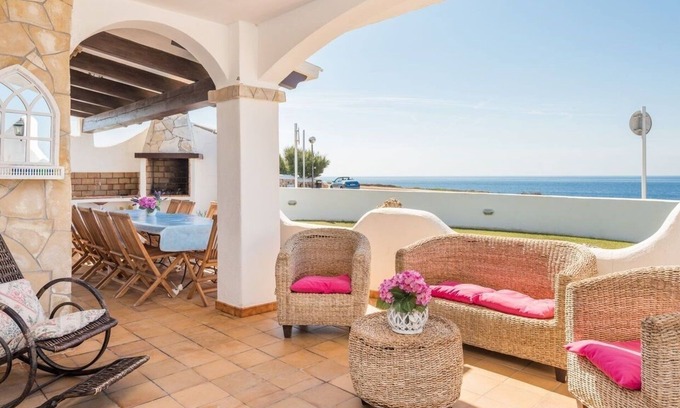 Cala'n Bosch Villa | BEAUTIFUL VILLA WITH POOL IN FRONT OF THE SEA