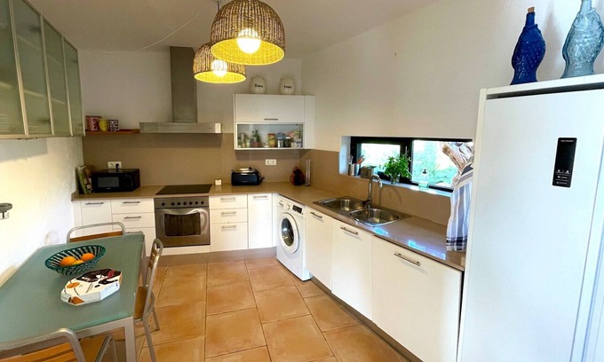 Sant Lluis House | Beautiful villa with relaxing sea views 10 minutes from the beach