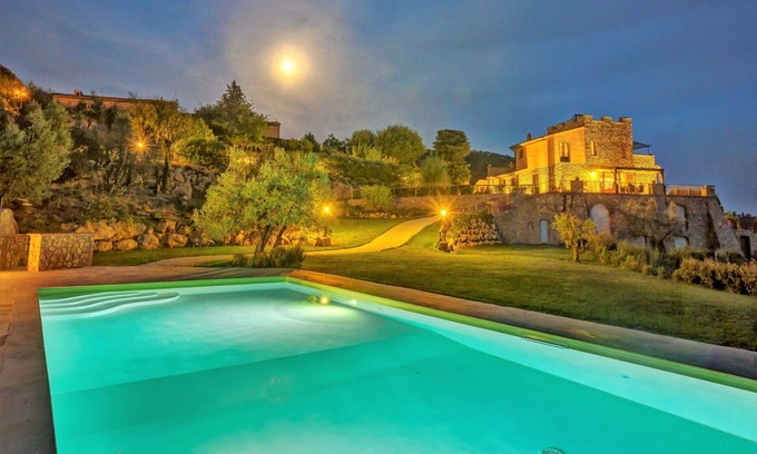 Montaione Villa | Beautiful villa with A/C, internet, private pool, TV, patio, panoramic view, close to San Gimignano