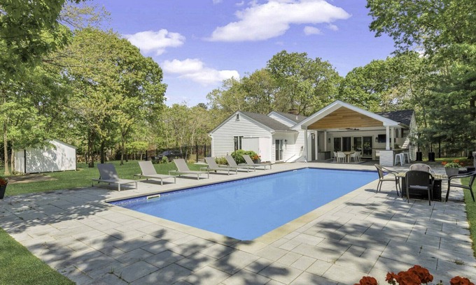 East Hampton House | Beautiful Wainscott Home, Open Layout, Private Pool, Natural Light