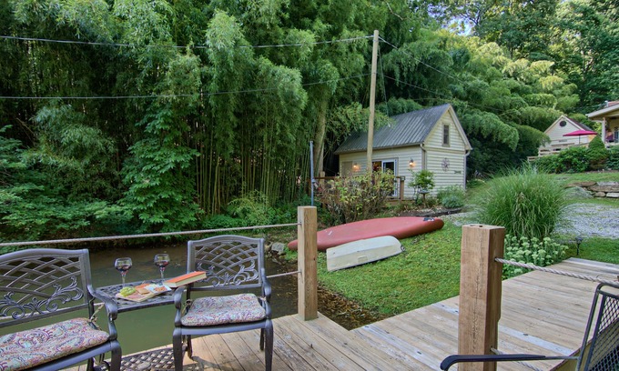 Skyland Cabin | Beautiful Waterside Cabin (2), Great Location, View, 8 Min To Downtown, Biltmore