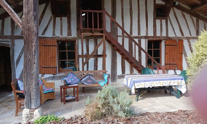 Pinderes Other | Beautifully restored farmhouse. Private clearing in the forest. Pool. Sleeps 9