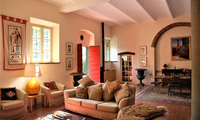 Cascine-La Croce Villa | Beautifully restored Tuscan olive mill - private pool - perfect for families