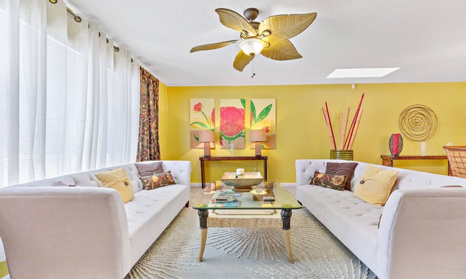 Wabasso House | Behind Closes Doors just 4.5 miles away from the beach!
