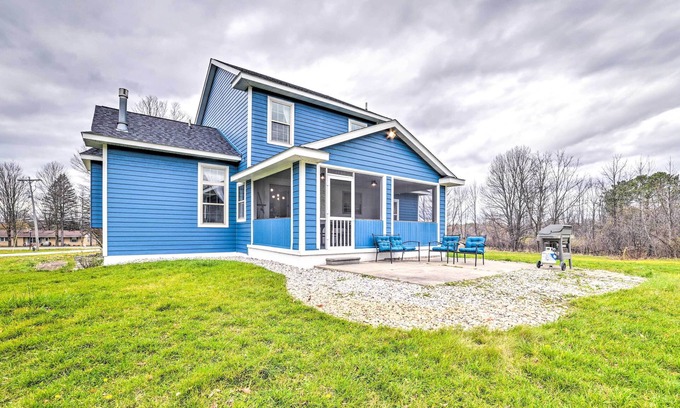 Bellaire House | Bellaire Home w/Game Room & On-Site Snow Trails!