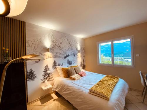 Aix-les-Bains Apartment | Bellevue T1 cozy avec piscine et panorama alpin - proche du lac