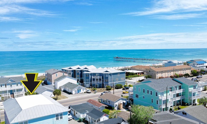 Kure Beach House | BEST DEAL IN KURE BEACH! FULLY RENOVATED LUXURY HOME STEPS TO THE OCEAN & PIER