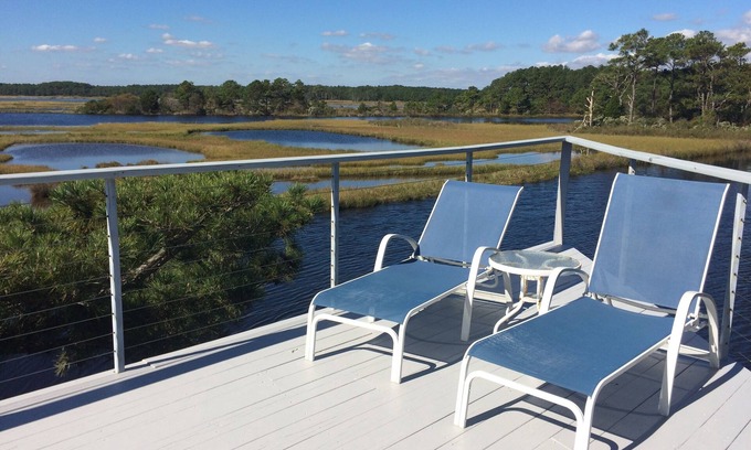 Bethany Beach House | Bethany~Bay View Retreat ~ Waterfront , Bird Watchers/Nature Lovers Delight!