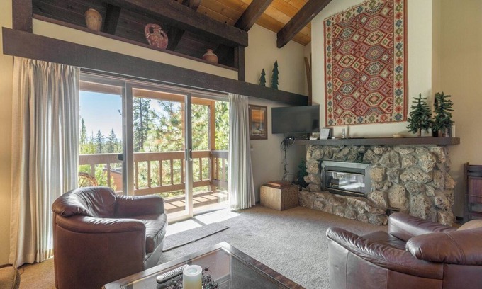 Dollar Point Condo | Black Bear Villas Condo in Tahoe City- summer pool and tennis
