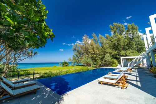 Mai Khao Villa | Black Pearl 8 Bedroom Beach Villa Private Pool Gym Free Car Free Water and Electricity Maid 10 Meters to the Beach