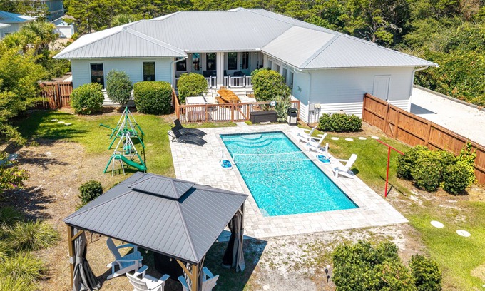 Santa Rosa Beach House | Blue Mountain "Seaside Escape" 4BR Ranch with Private Pool, Golf Cart