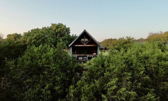 Dripping Springs Cabin | Bluebonnet, at Wanderin’ Star Farms