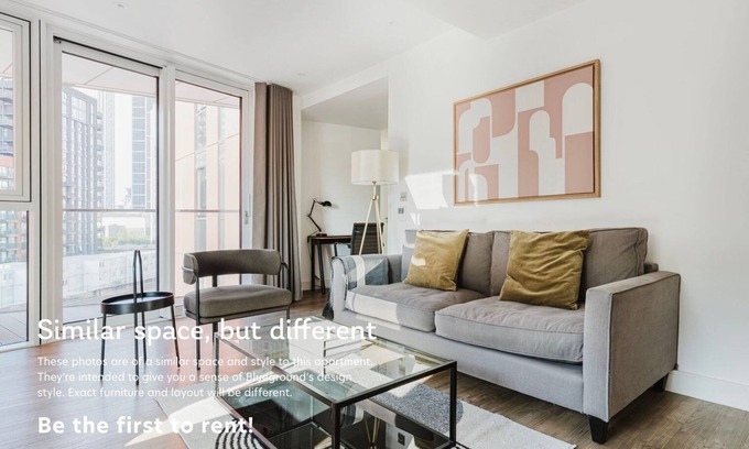 Vauxhall Apartment | Blueground | Nine Elms, balcony, nr Battersea Park
