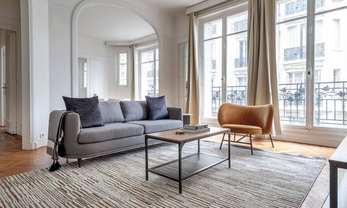 Passy Apartment | Blueground | Passy, balcony & elevator, nr Seine