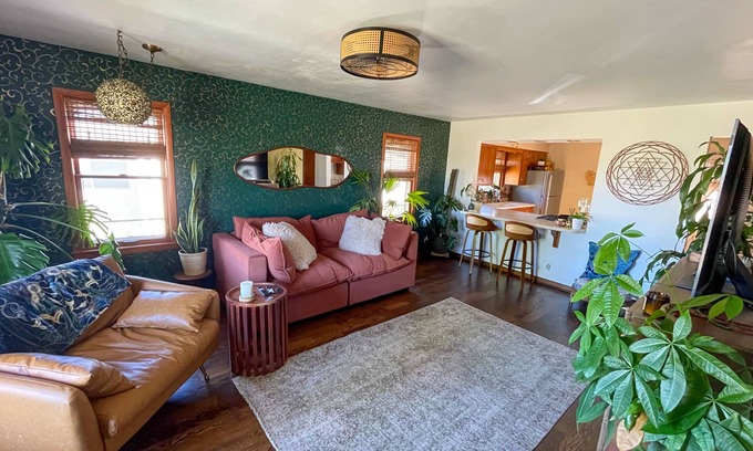 Cudahy House | Bohemian Oasis in MKE: Lakeview, Trails, and Sauna