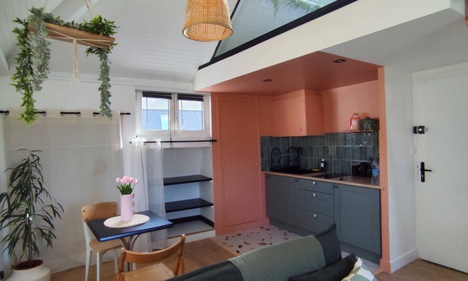 Lannilis Apartment | Bohemian studio close to beaches and hiking.