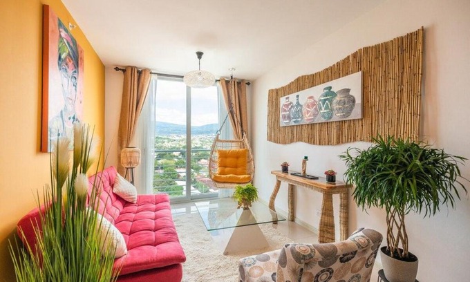 Heredia House | Boho Chic, Apart- condo cerca de SJO Intl airport