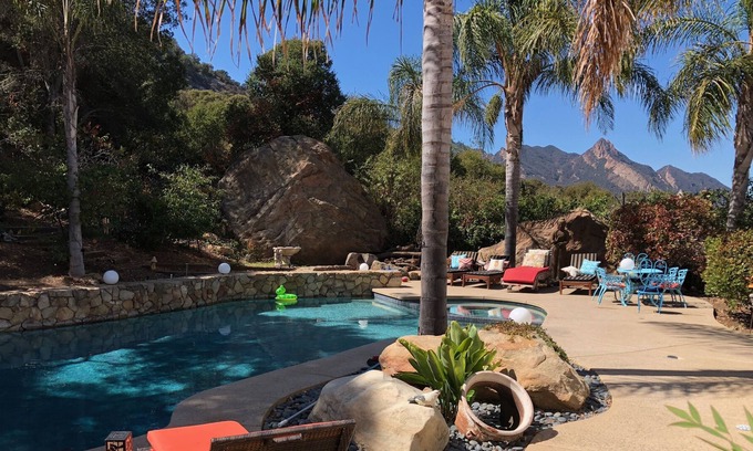 Calabasas House | Boho Chic Malibu Retreat Main Estate Views, Pool, Yoga, Hiking