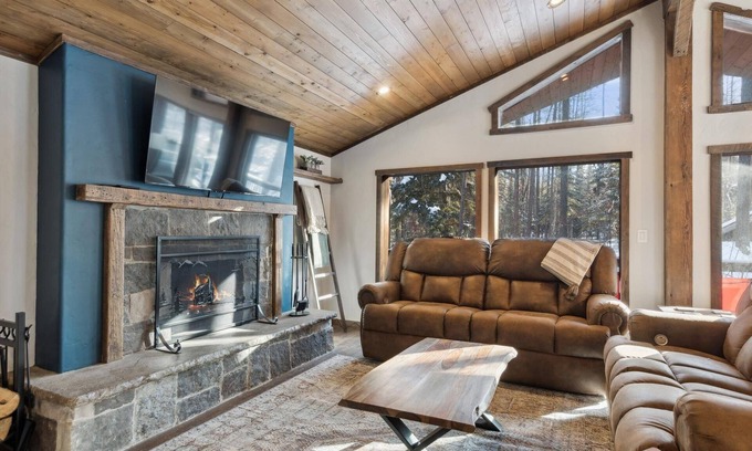 Whitefish Cabin | Book A Holiday Getaway Today! Beautiful Montana Log Home with Stunning Forested Views!