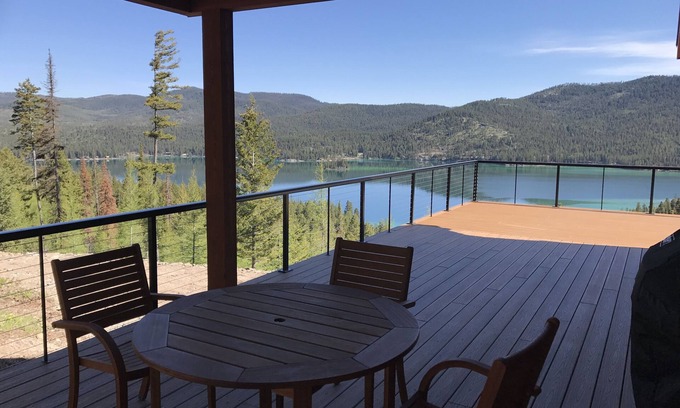 Kalispell House | Breathtaking Views from Mountain House overlooking Ashley Lake