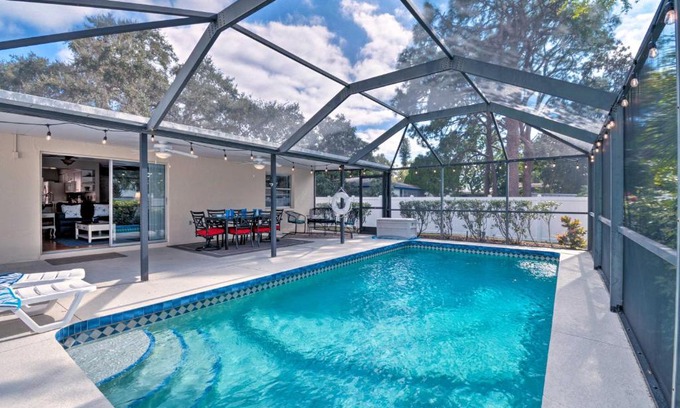 Gulf Gate Estates House | Breezy Sarasota Home with Private Pool Near Beach!