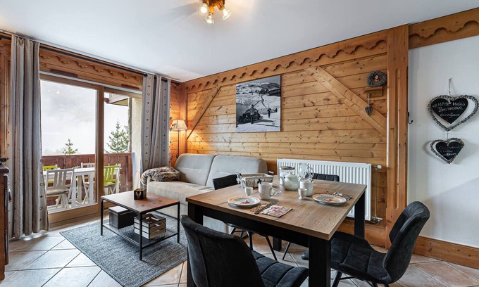 Meribel Village Apartment | Bright Apartment with Free Pool Access, Near Slopes & Shops