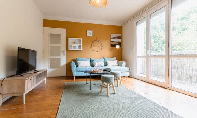 Juf Apartment | Bright T4 73m² Jœuf- modern style, uncluttered, comfortable, spacious, pets allowed