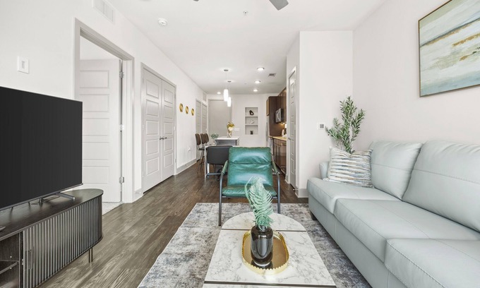 Frisco Square Apartment | BrightHaven - 1-BR apartment in Fabulous Frisco with Gym, Pool and EvCharger