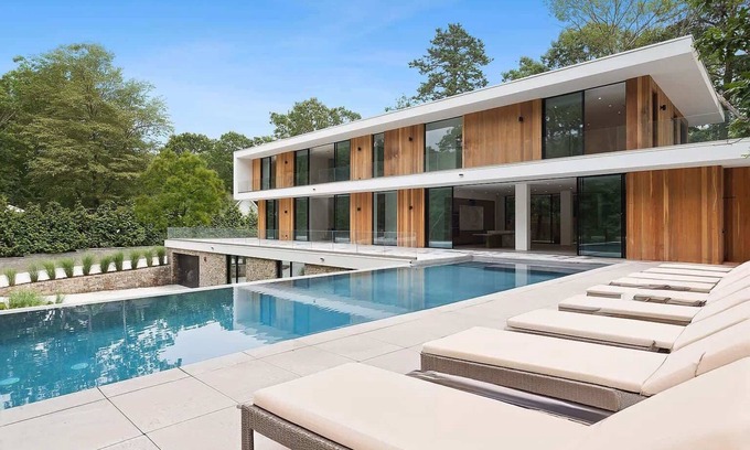 Northwest Harbor House | Brightwater by Rove | Sauna, Pool & Outdoor Spaces