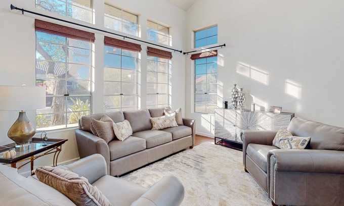 Tatum Ranch House | Brilliant home with pool, lovely patio, washer/dryer & central AC