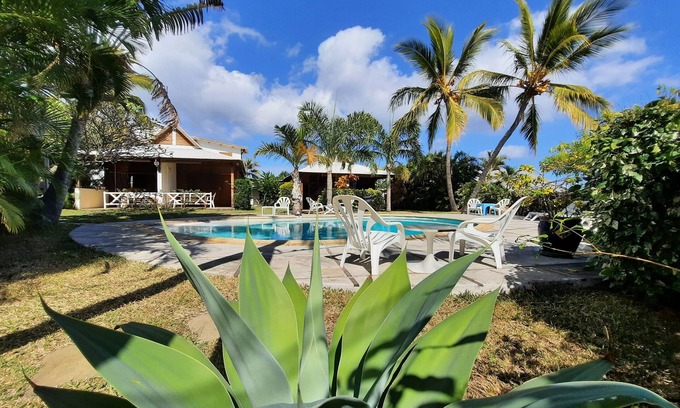 Saint-Leu House | Bungalow Eco-responsable Dans Jardin Tropical