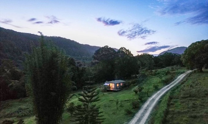 Wilsons Creek Cabin | Byron Hinterland/Mountain Rainforest/Permaculture Farm - Pet Friendly