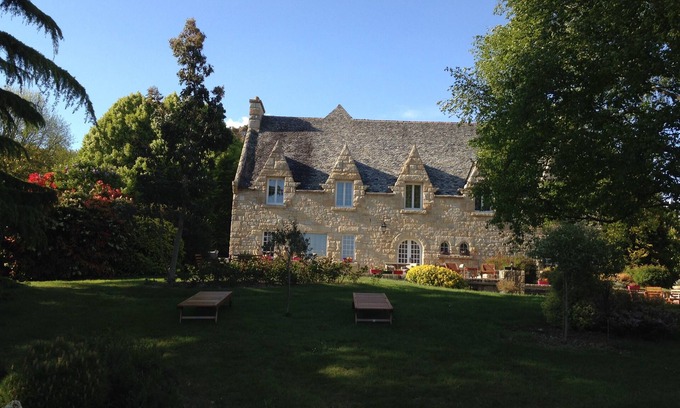 Plouezoch House | Céleste Empire' bedroom,