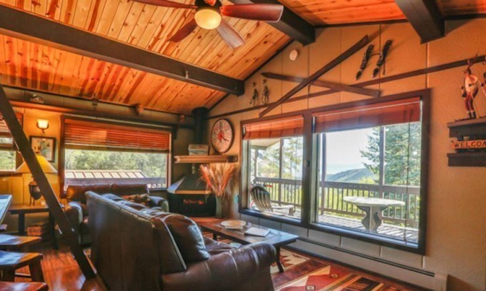 Glenwood Springs Condo | C1: Snuggle into leather couches, a fireplace, a loft and incredible views of the Roaring Fork Valley in this totally remodeled condo.