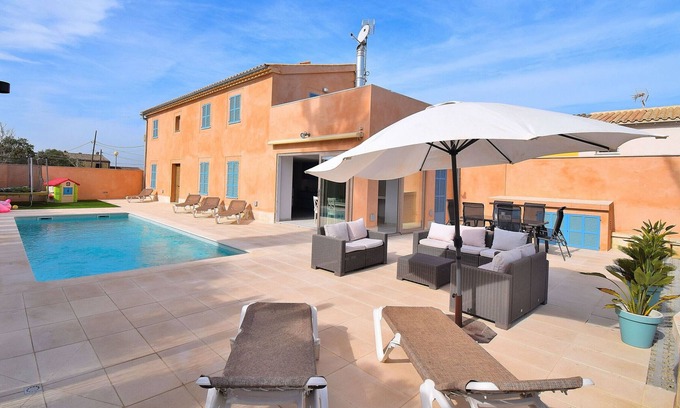 Sineu Villa | Ca Na Rossa 009 fantastic villa with private pool, barbecue, children's area and air conditioning