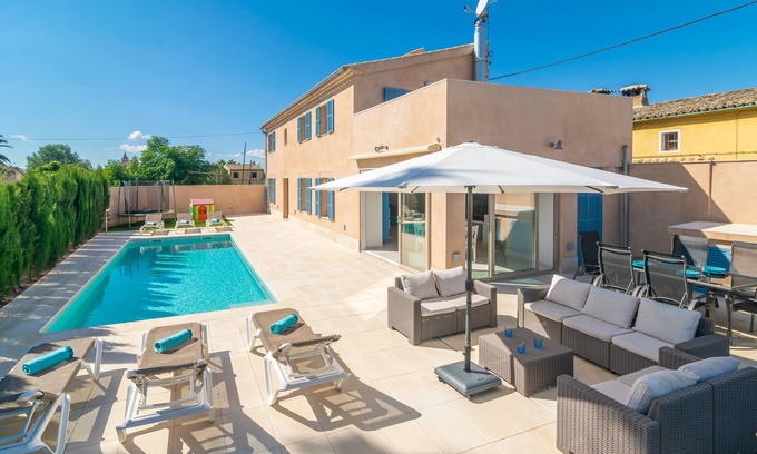 Sineu Villa | CA NA ROSSA (SINEU) - Beautiful house with private pool in the center of Mallorca - Free W