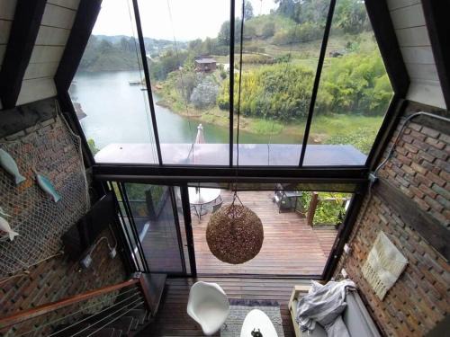 El Penol Ski Chalet | Cabaña con jacuzzi y acceso al embalse - Portum I